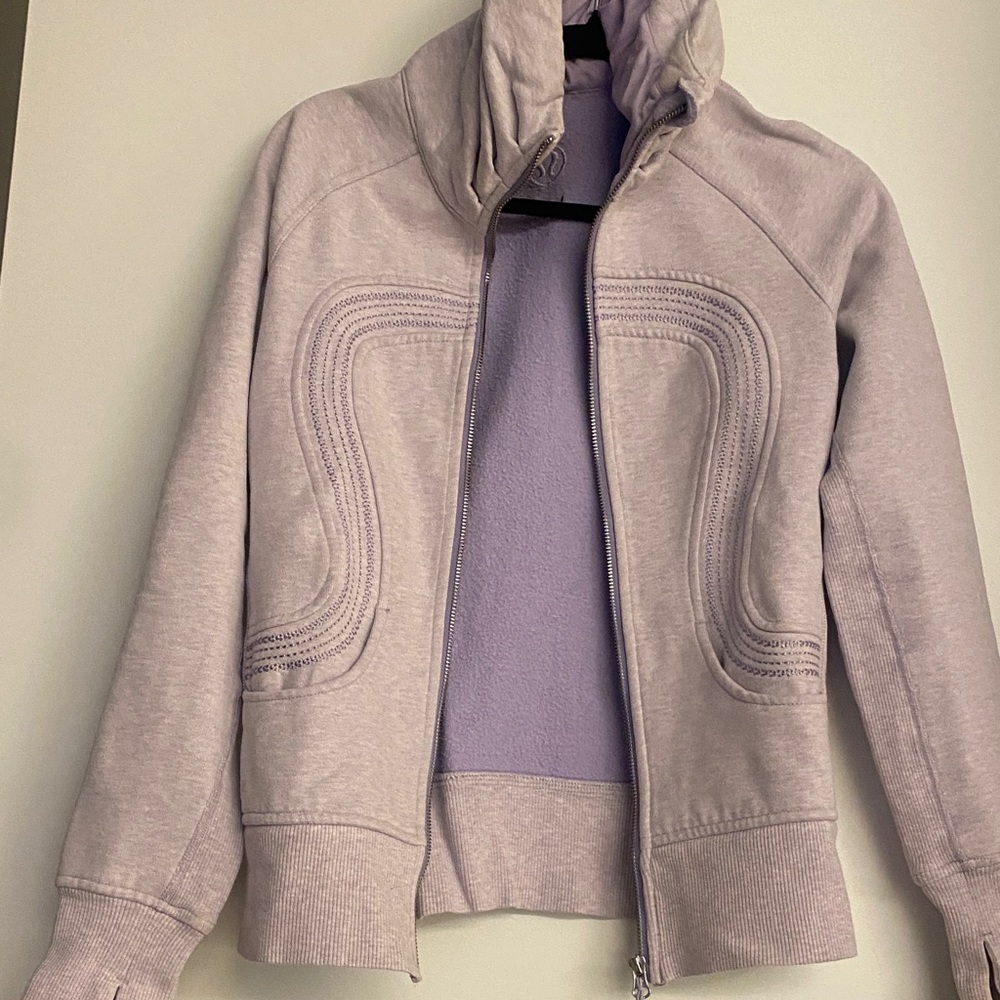 Lululemon Athletica Lavender Bomber Jacket